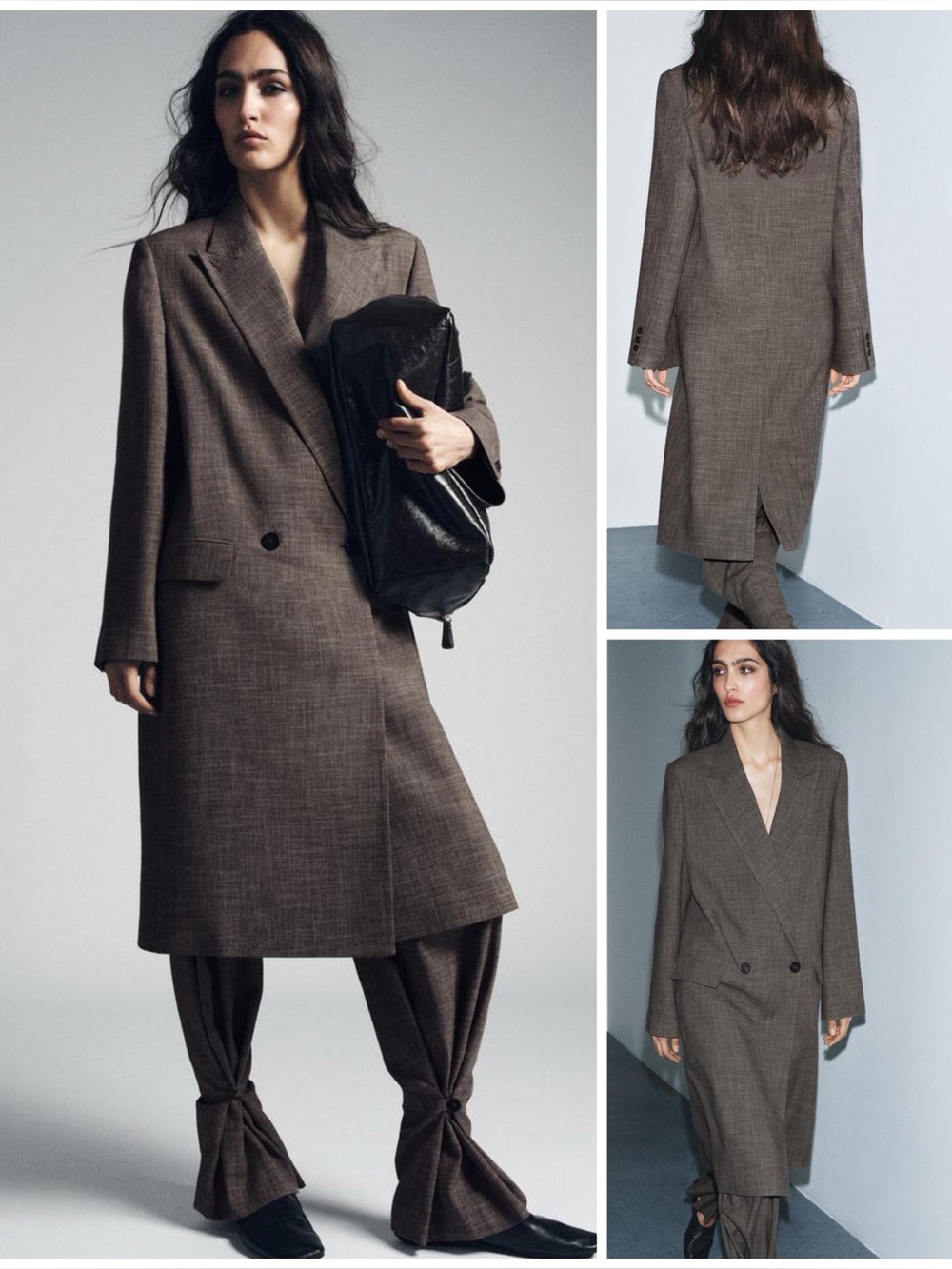 ZARA ~ ZW Collection Limited Edition Double-Breasted Frock Coat
